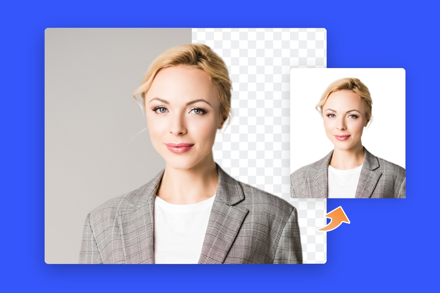 High quality ID photo generator interface